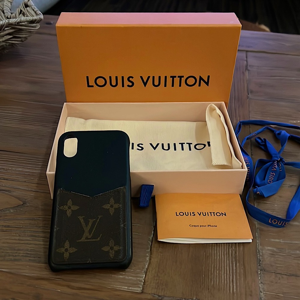 Louis Vuitton Authentic iPhone X/XS Case